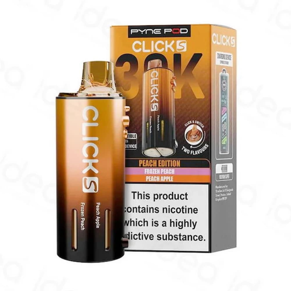  Peach Edition Pyne Pod Click S 30k Refill Pods