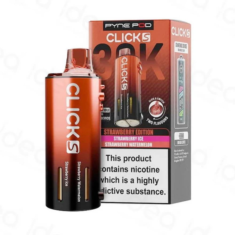  Strawberry Edition Pyne Pod Click S 30k Refill Pods