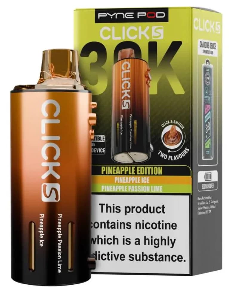  Pineapple Edition Pyne Pod Click S 30k Refill Pods