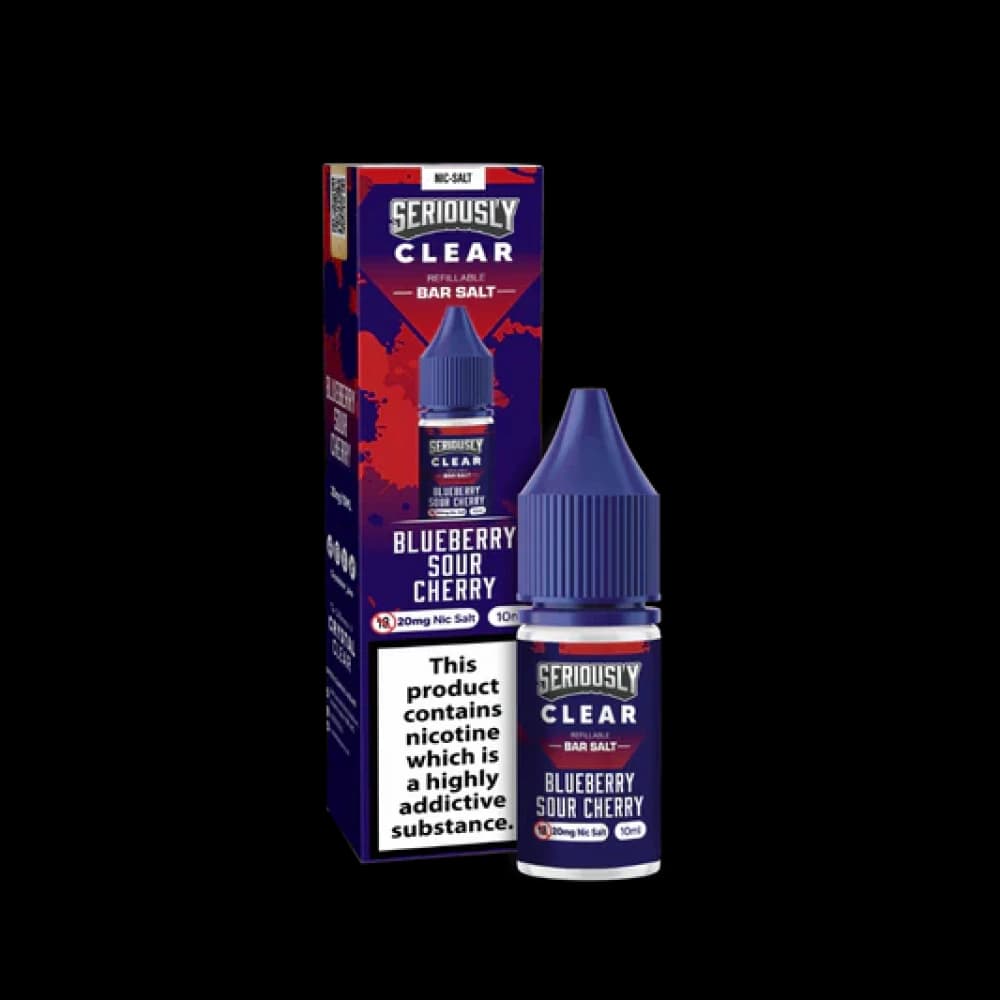  Blue Sour Cherry / 20mg Seriously Clear Bar Salt | 10ml E-liquids
