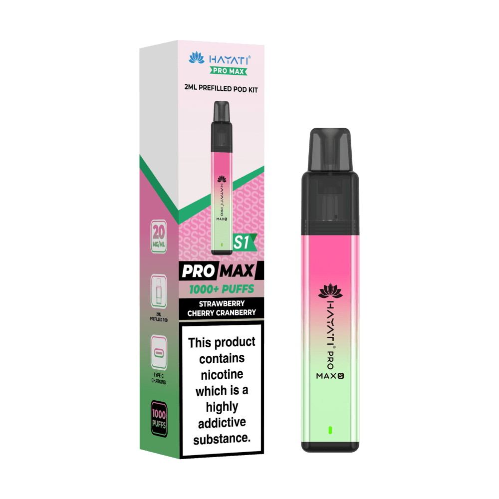  Strawberry Cherry Cranberry Hayati Pro Max S1 | Pack of 10