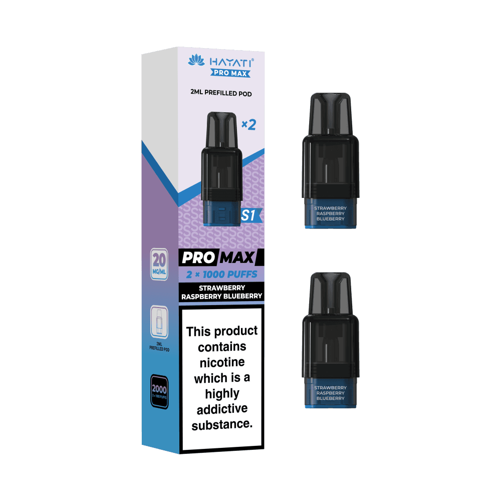  Strawberry Raspberry Blueberry Hayati Pro Max S1 Refill Pods