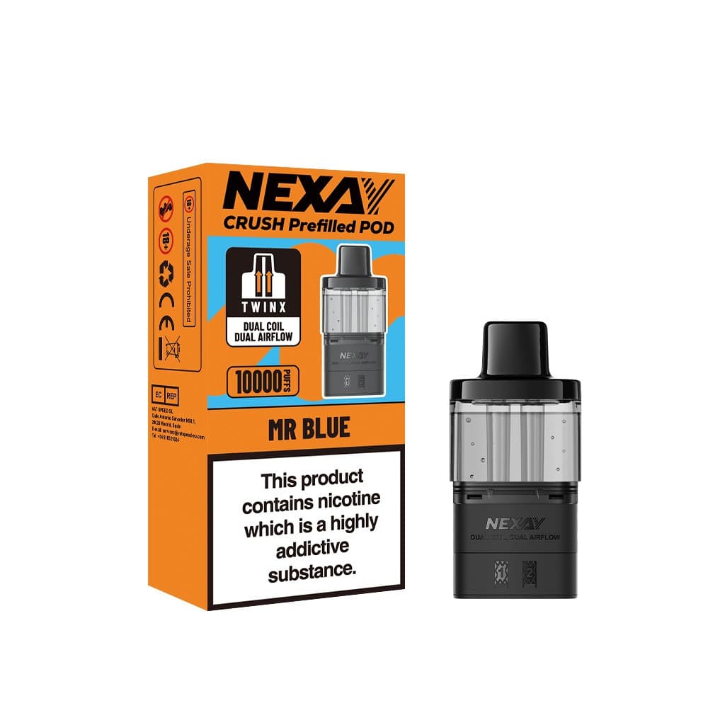 Nexay Crush 10k Refill Pods Box of 5