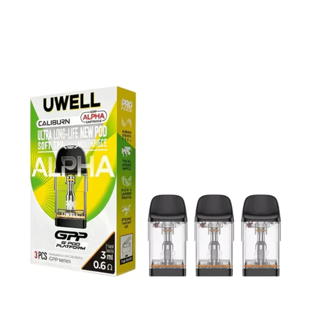 Uwell Caliburn GPP ALPHA Pods -3PK