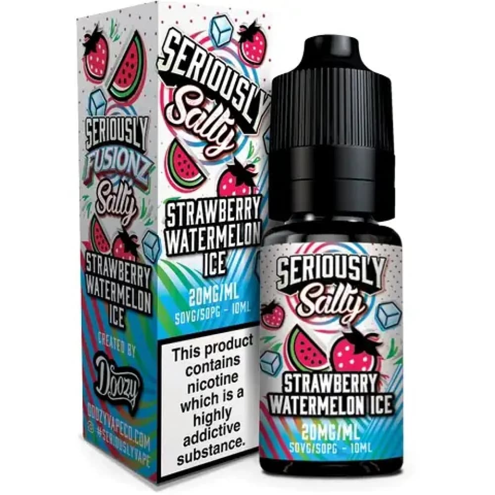  Strawberry Watermelon Ice / 20mg Doozy Seriously Fusionz Salts e liquids 10ml