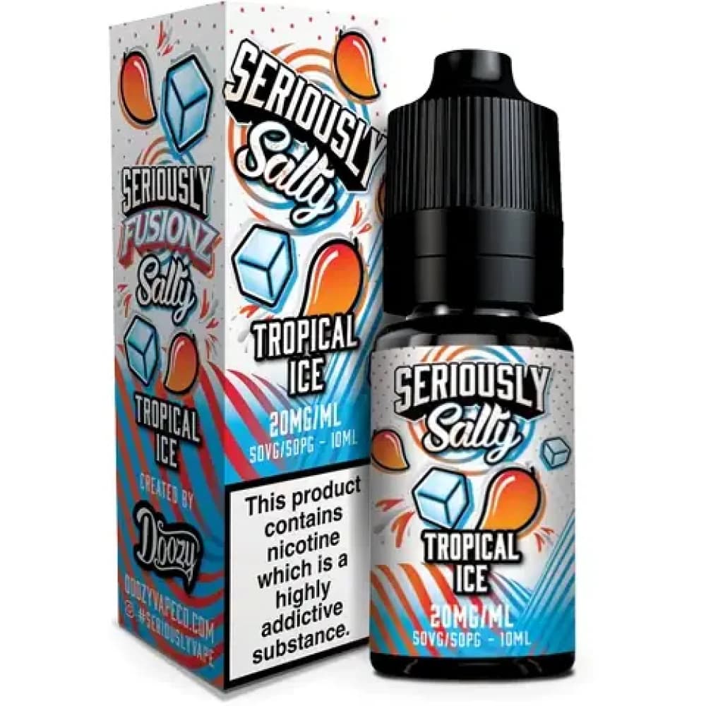  Tropical Ice / 20mg Doozy Seriously Fusionz Salts e liquids 10ml