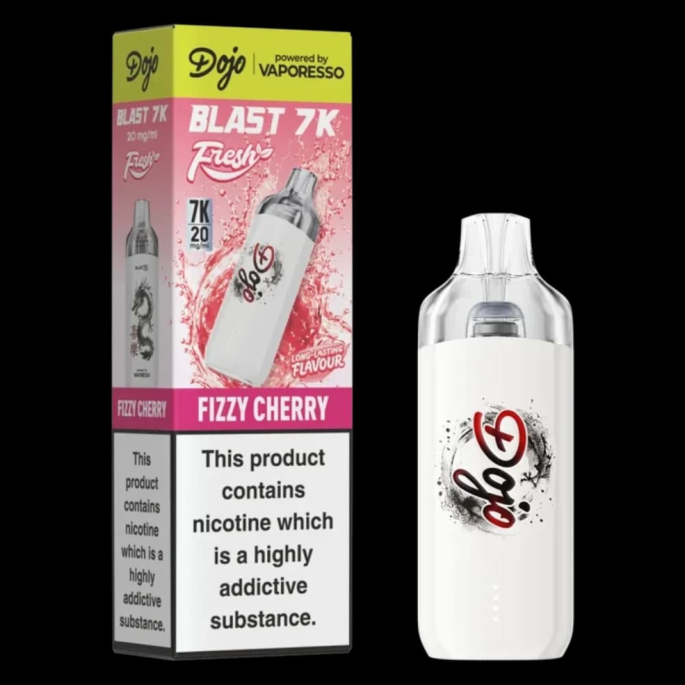  Fizzy Cherry Dojo Blast 7K Prefilled Pod Kit Box of 5